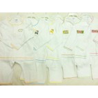 Button-white pajamas