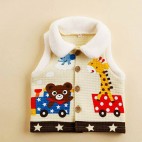  children vest Decorate with feathers on the arms and neck soft cloth.