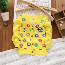 Paul Frank pattern coat hem cotton terry.