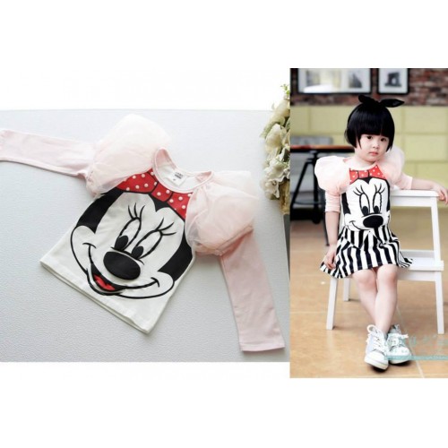 Long Sleeve Striped Minnie.