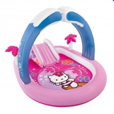 สระน้ำเป่าลมสไลเดอร์ Hello Kitty (Intex-57137)